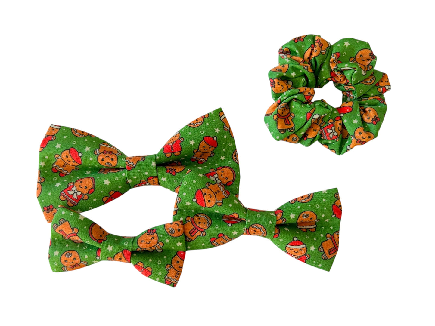 Gingerbread People Scrunchies