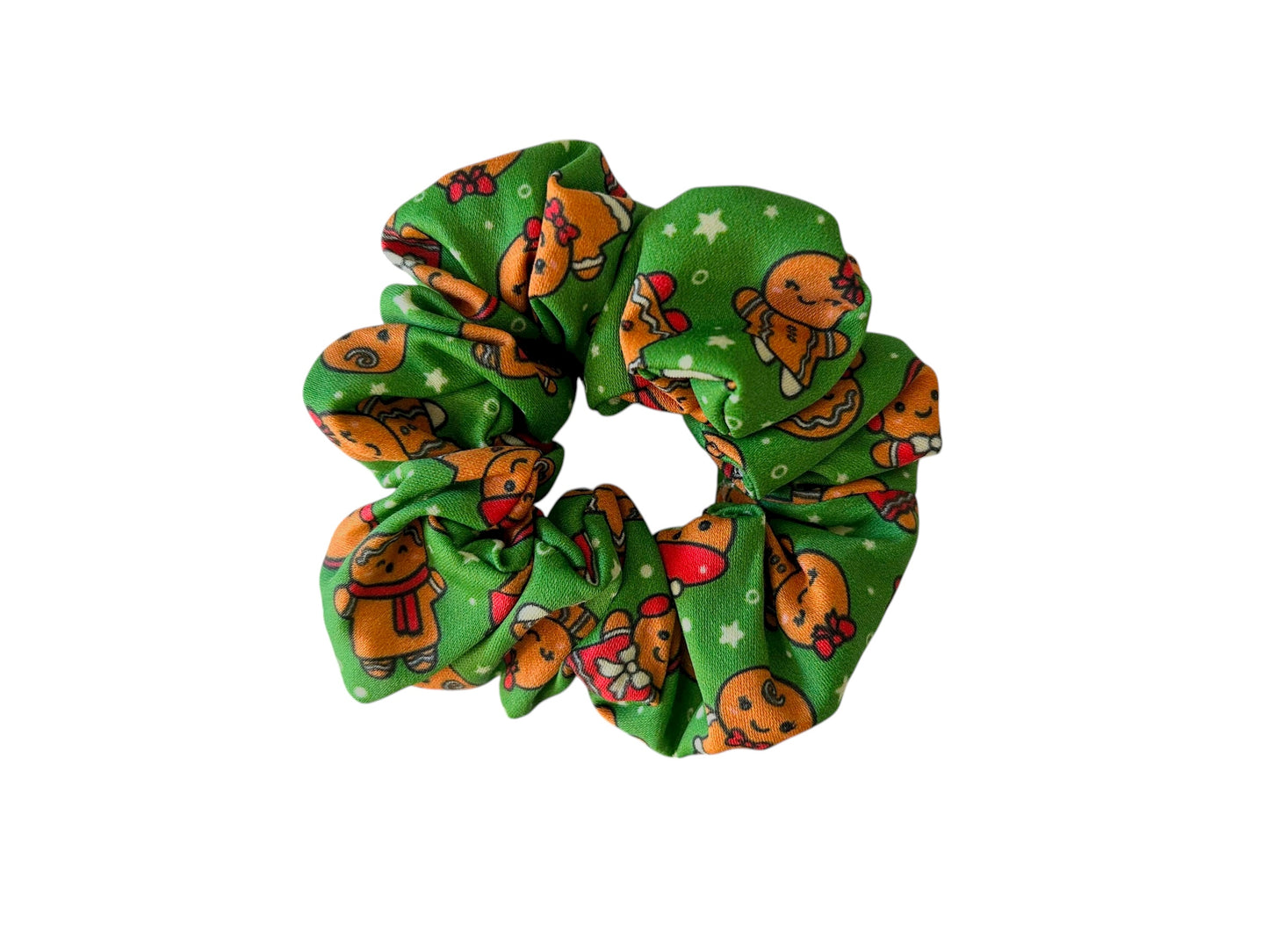 Gingerbread People Scrunchies