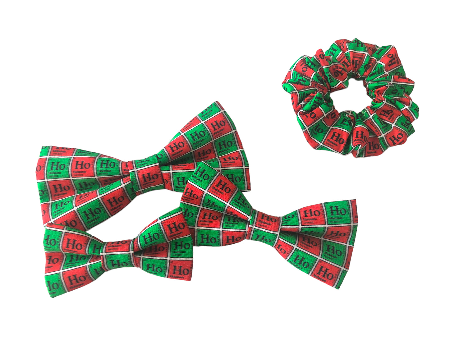 Ho Ho Ho Periodic Table Scrunchies
