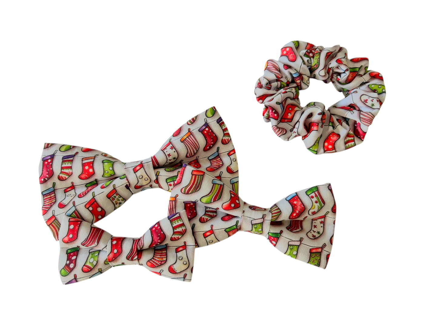 Holiday Stockings Scrunchies