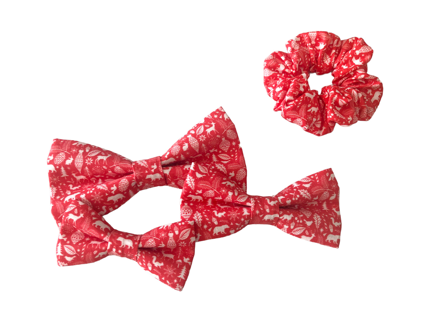 Vintage Christmas Scrunchies