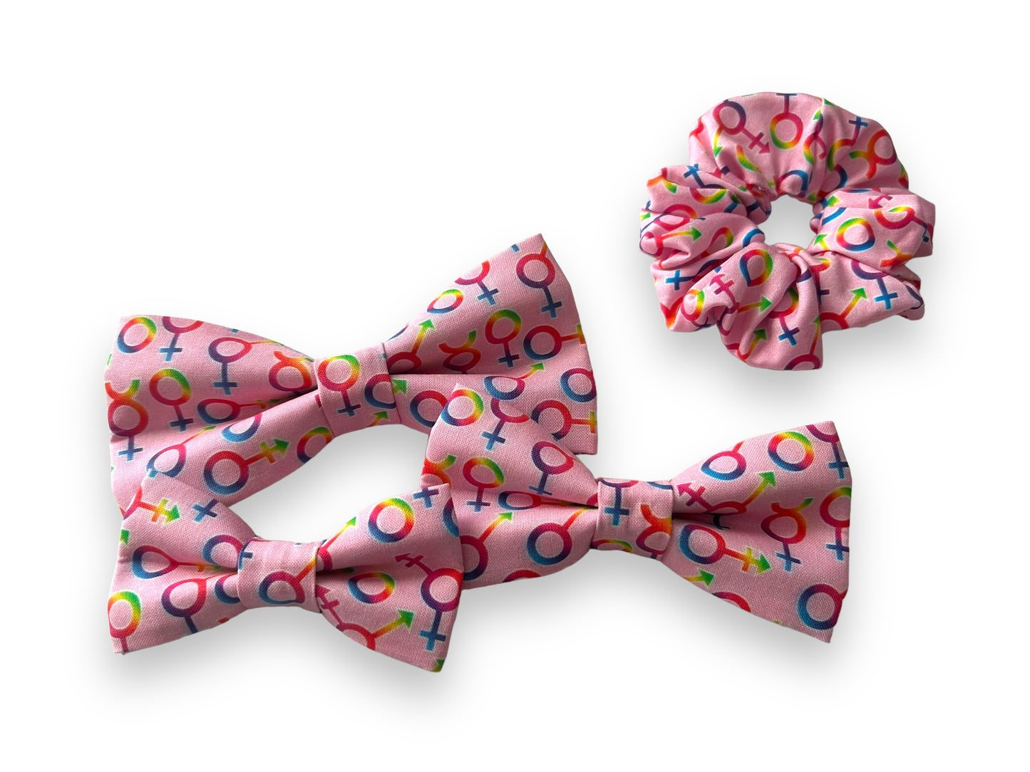 Gender Symbols - Pink Scrunchies