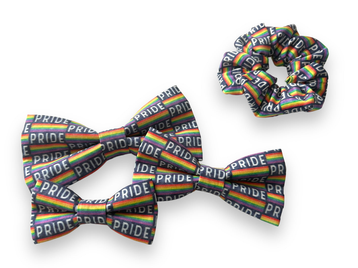 Pride - Rainbow Stripes Scrunchies