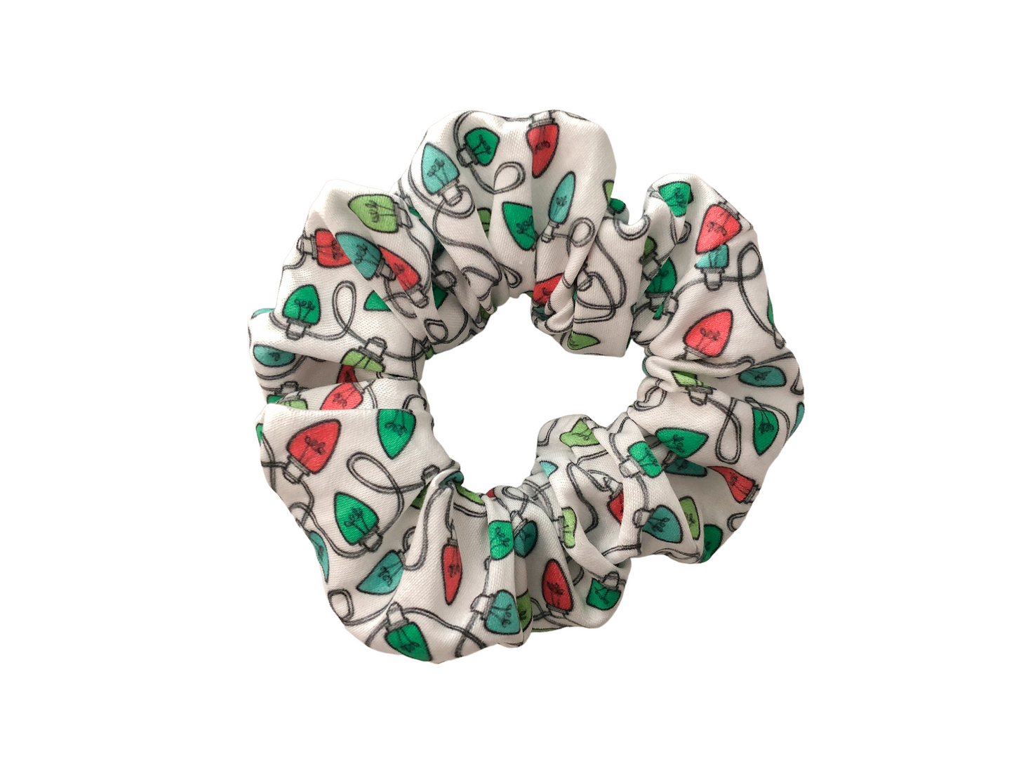 Christmas Lights Scrunchies