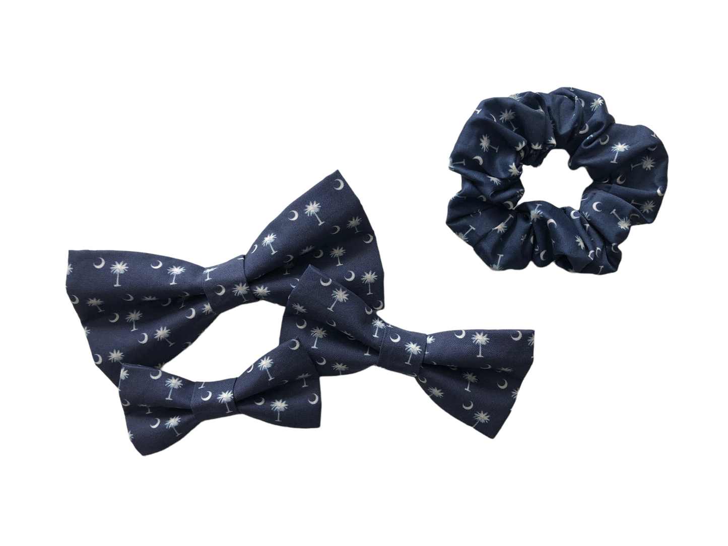 Palmetto Tree & Moon Scrunchies
