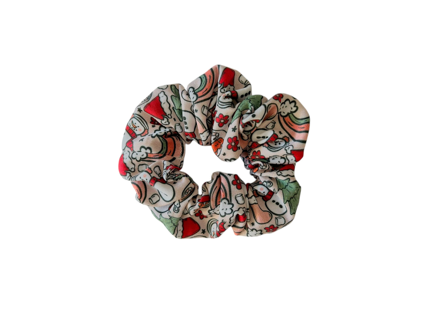 Christmas Rainbows Scrunchies