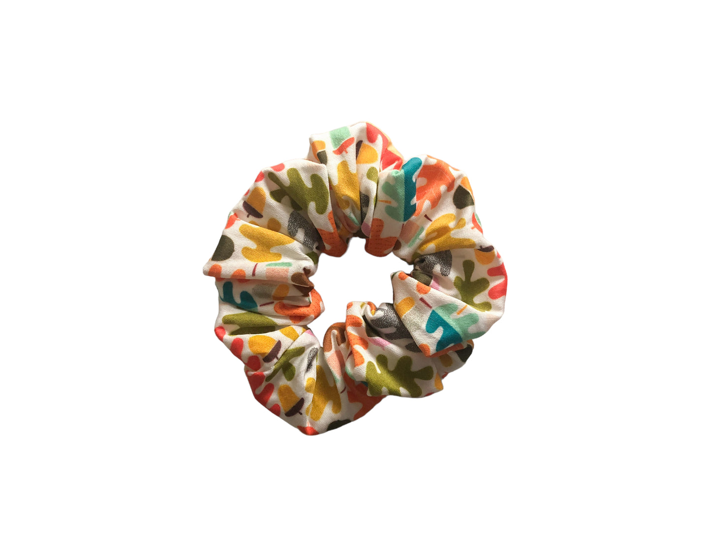 Colorful Leaves Scrunchies