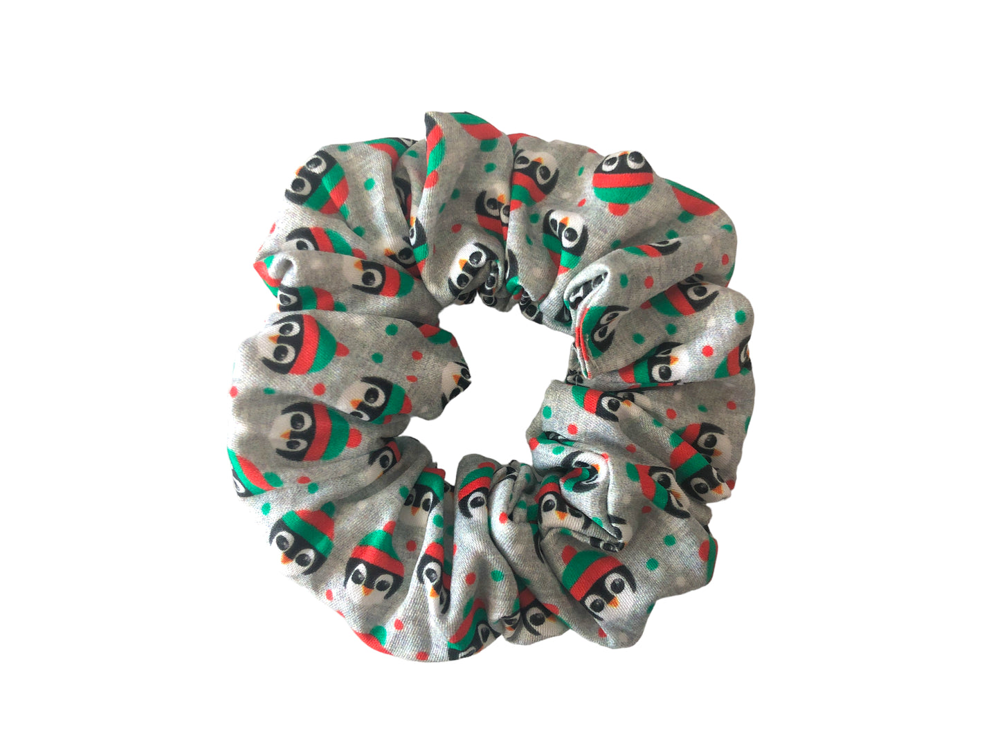 Holiday Penguins Scrunchies
