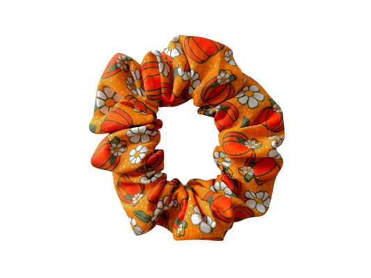 Pumpkins & Daisies Scrunchie