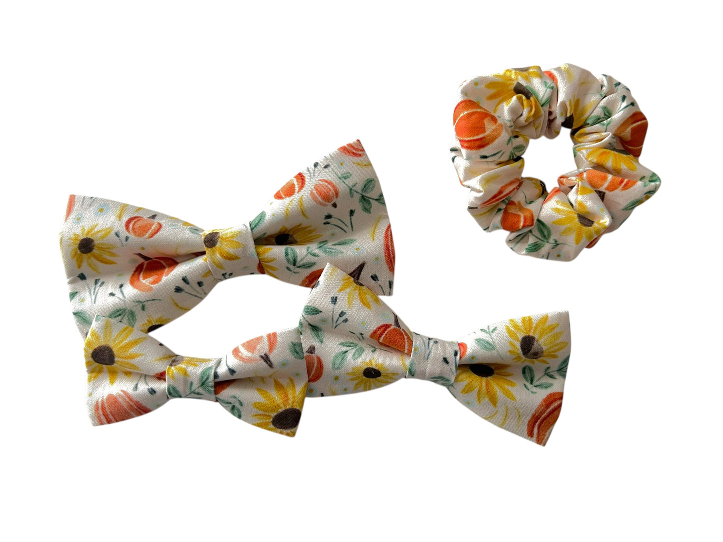 Sunflowers & Pumpkins Scrunchie