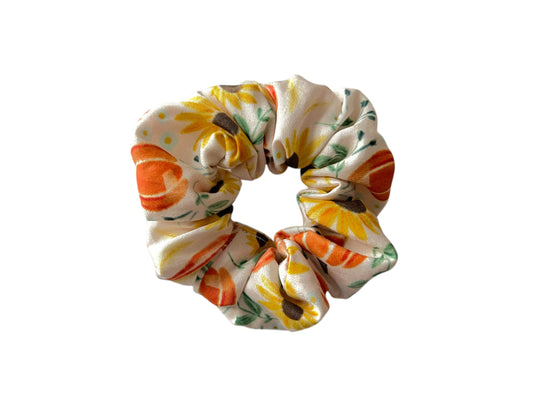 Sunflowers & Pumpkins Scrunchie