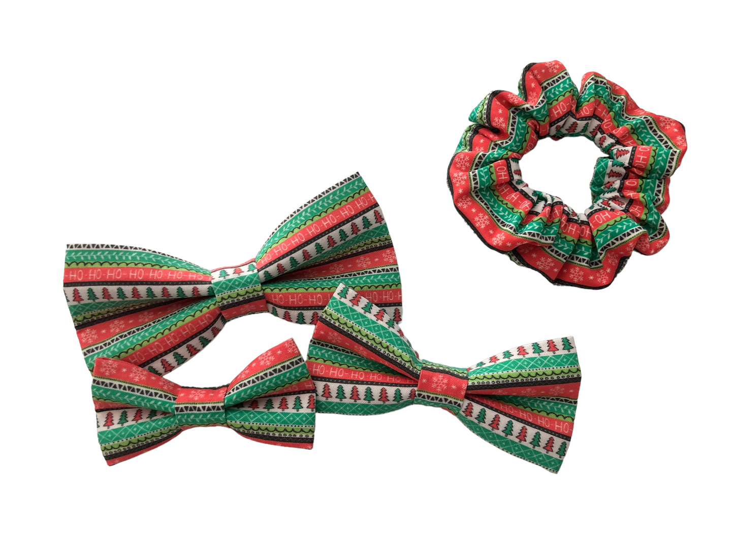 Christmas Sweater Scrunchies