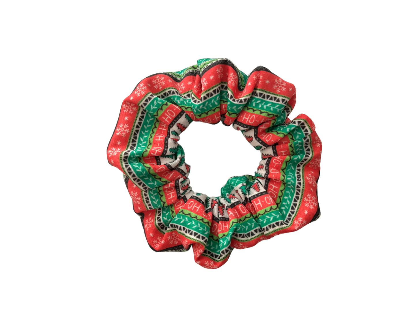 Christmas Sweater Scrunchies