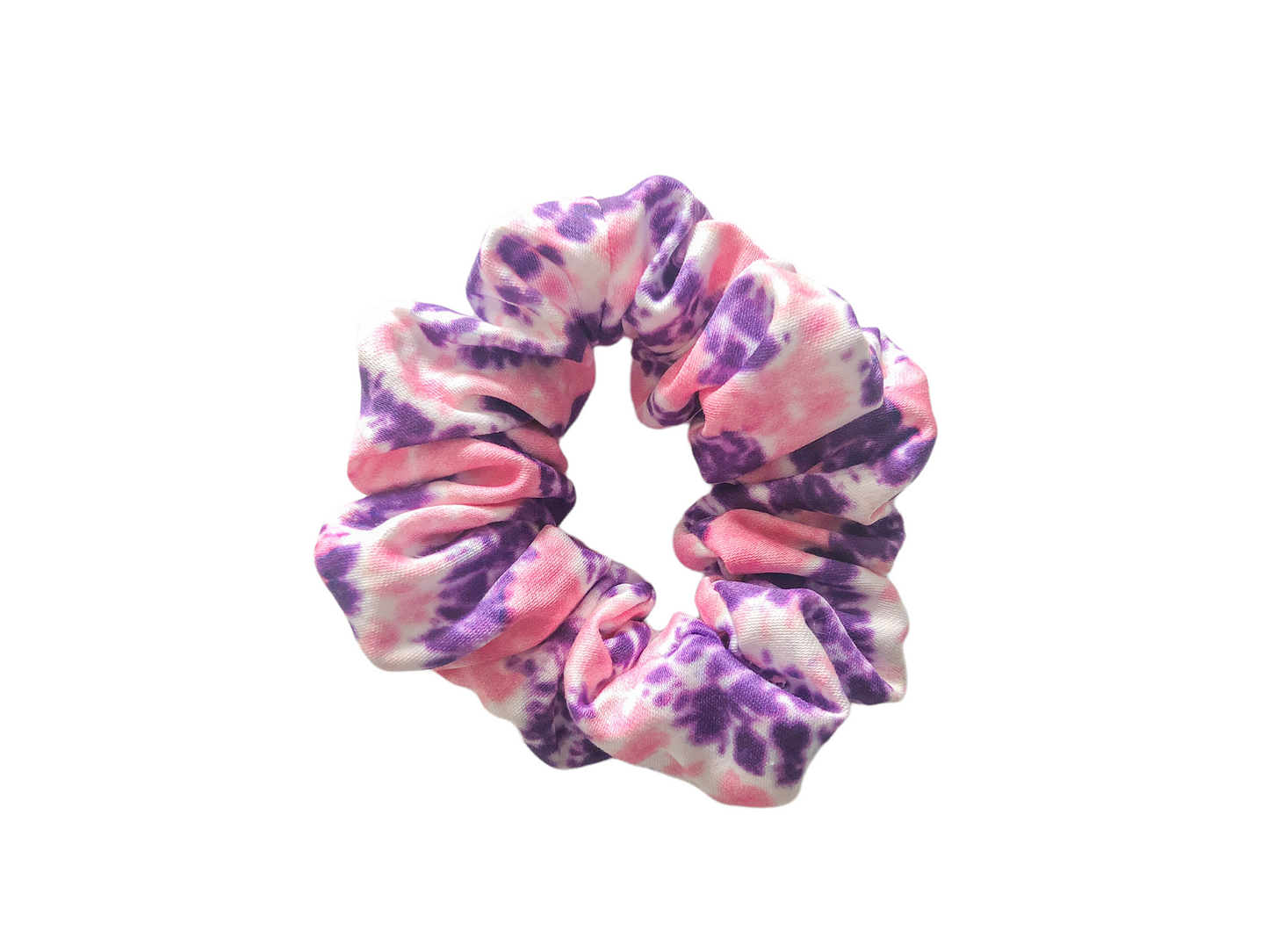 Tie Dye - Pink & Purple Scrunchies